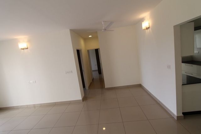 Hallway and living area